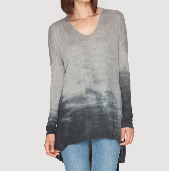 Johnny was Pete Greta high low tie dye long tunic - Picture 1 of 8